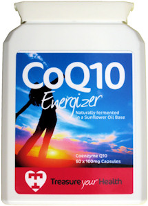 Superior naturally fermented Coenzyme Q10, 100mg