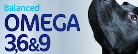 omega-3, omega-6 and omega-9 balanced formulation for pets, 1000mg capsules